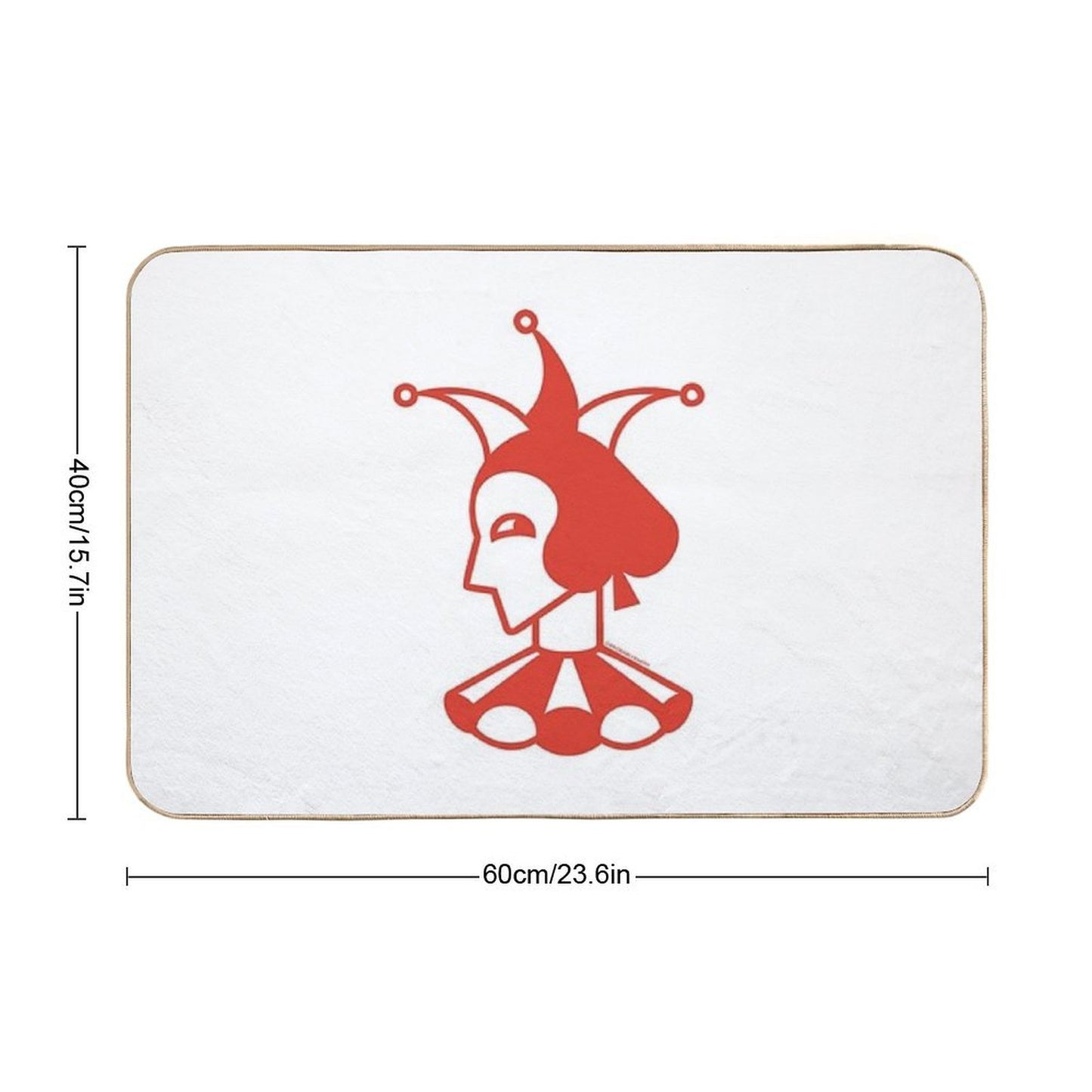 Jester of Spades Odorless Bath Mat
