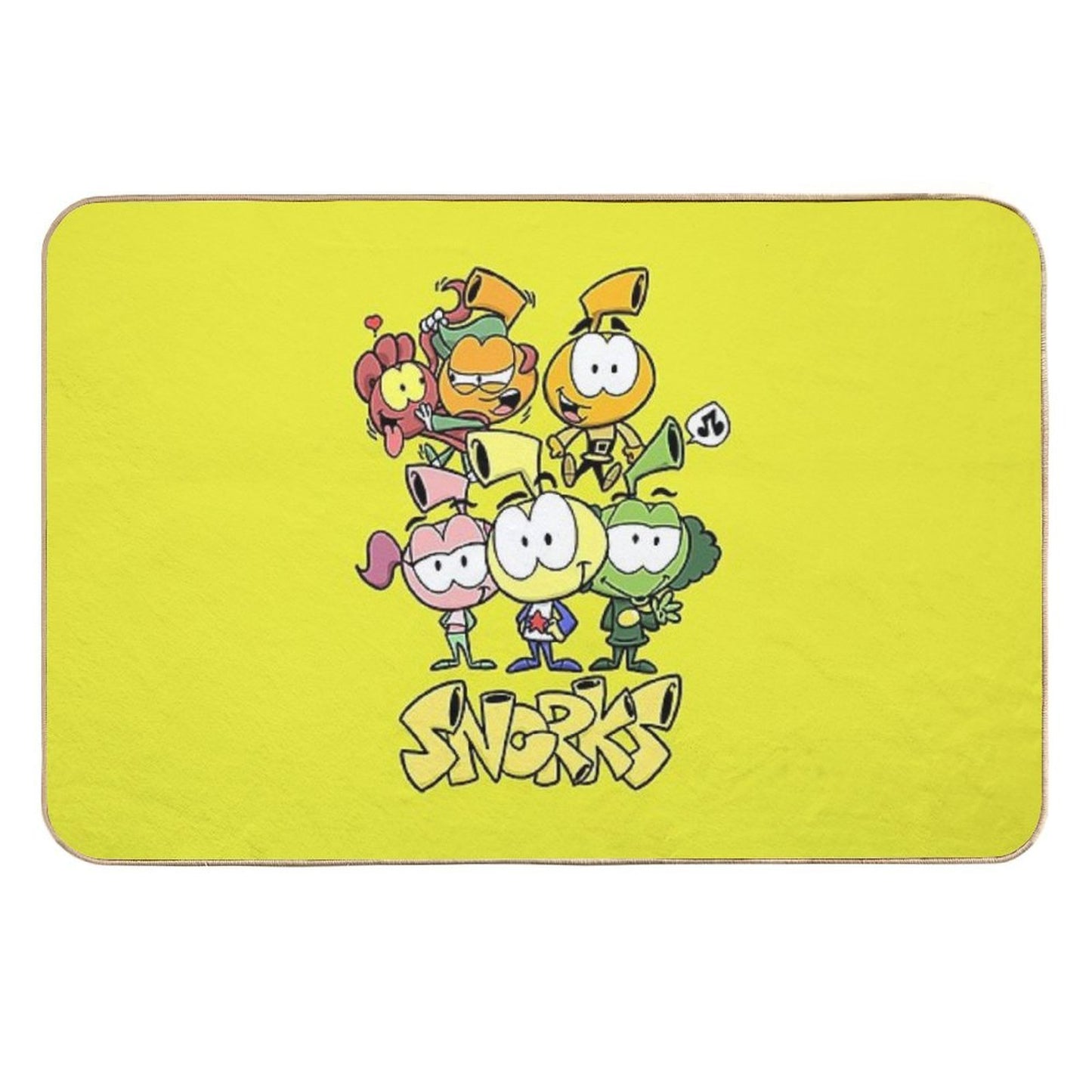 The Snorks Family Fade-Resistant Bath Mat