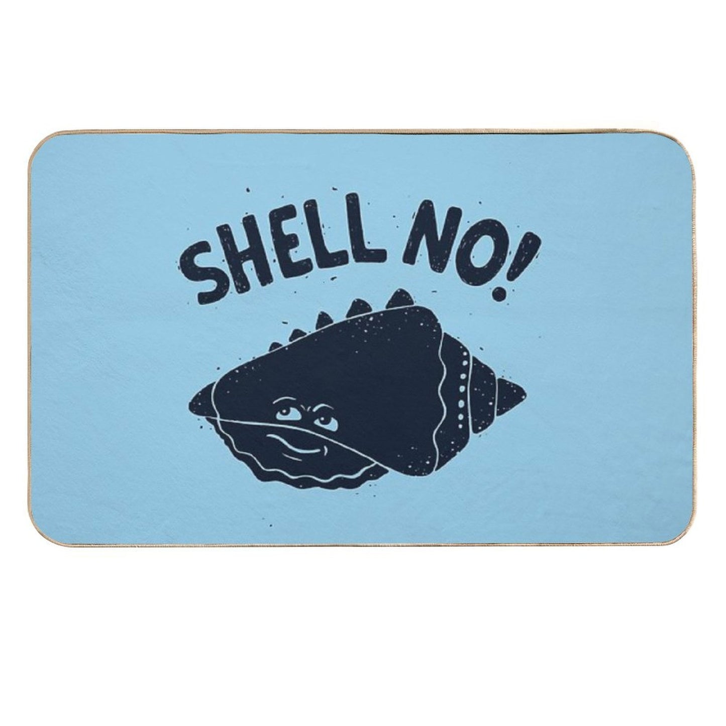 (S)HELL NO. Slip-Resistant Bath Mat