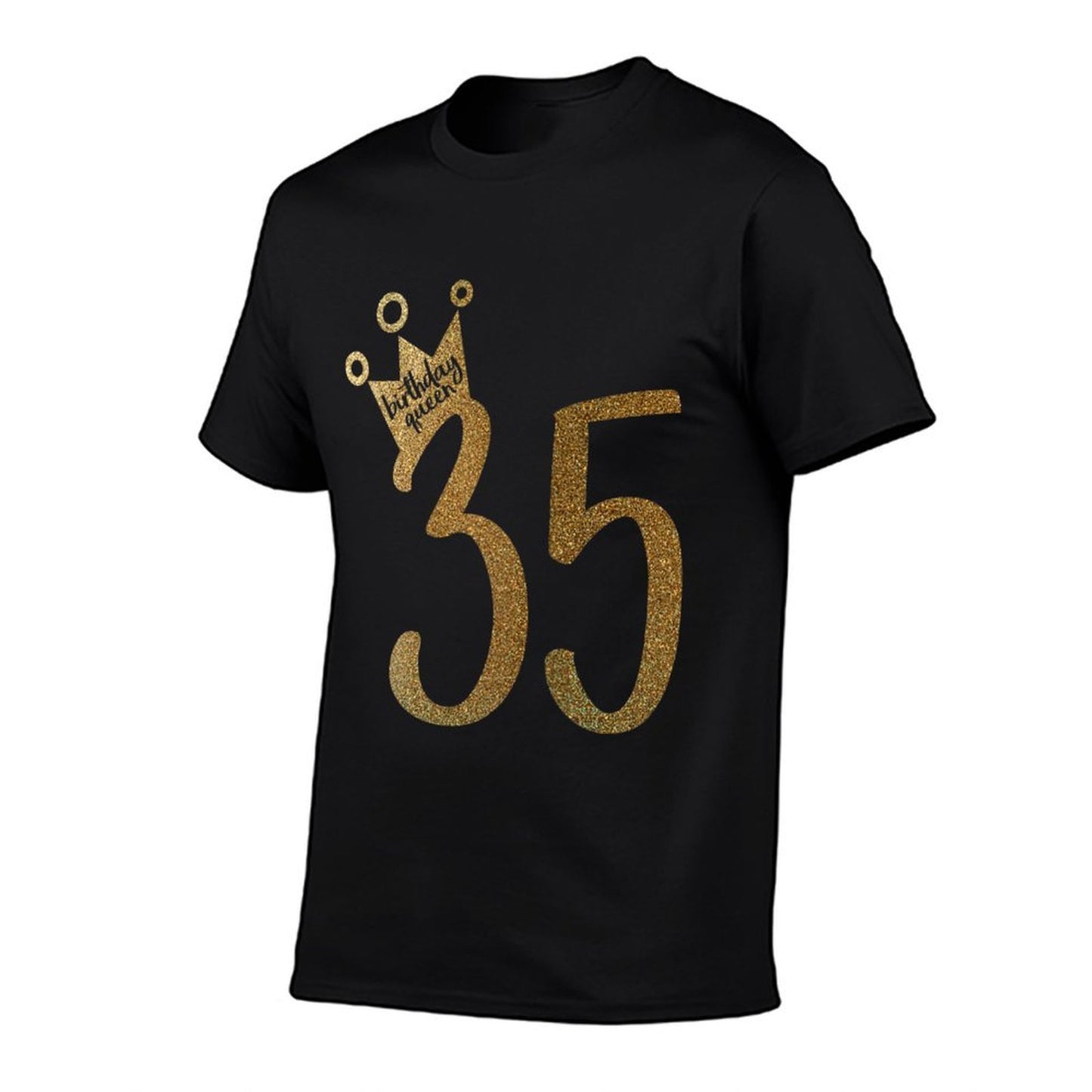 Womens Gold 35th Birthday Birthday Girl  Breathable T-Shirt
