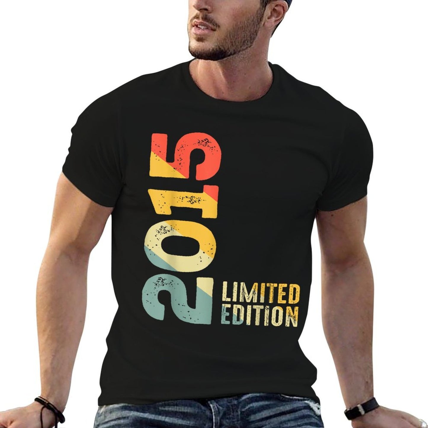 Limited Edition 2015 Born 2015 Birthday Polyester Blend T-Shirt