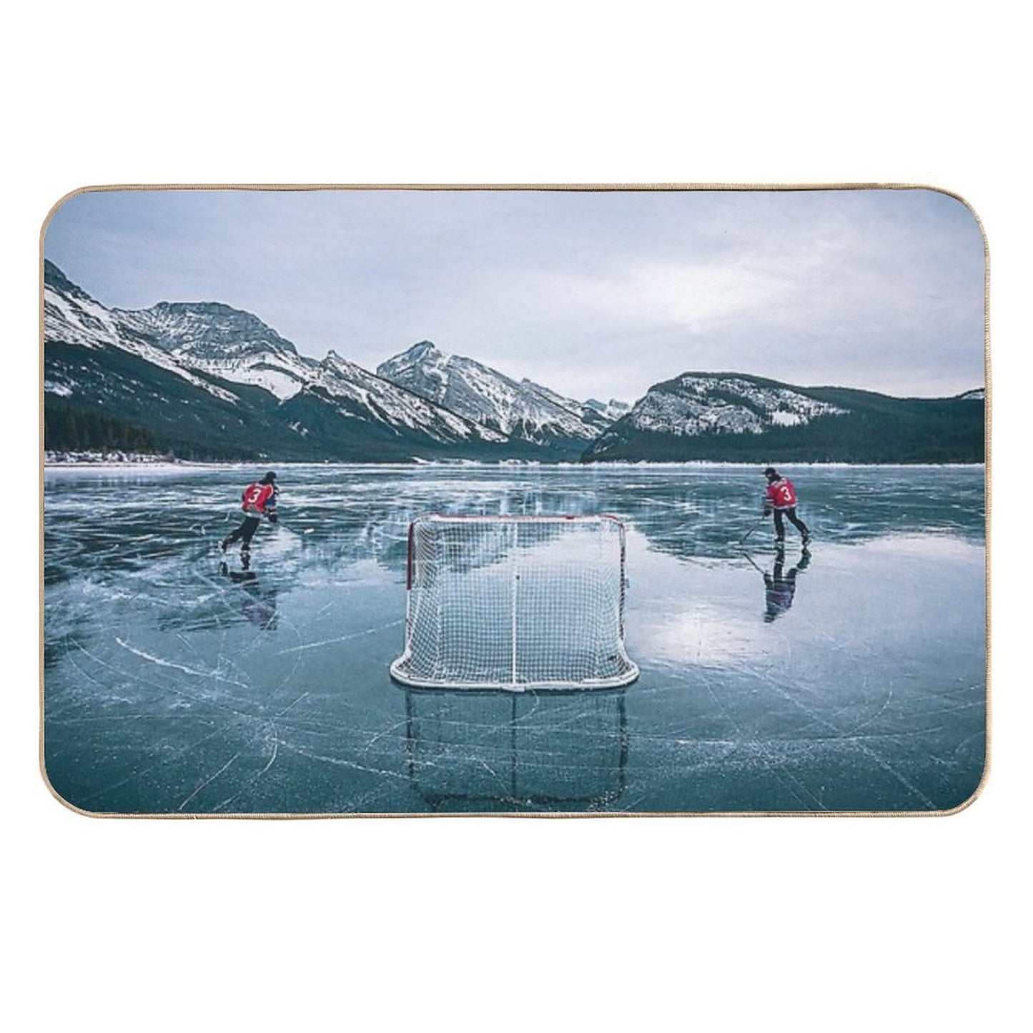 Skating on Glass Versatile Bath Mat