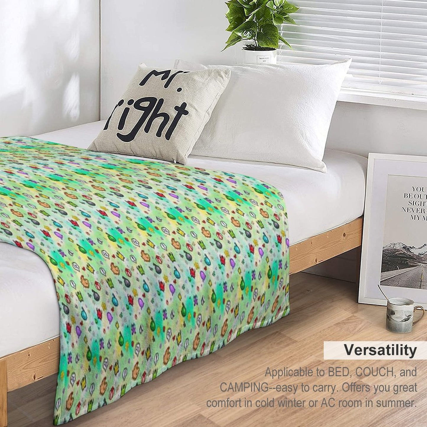 Stardew Infinite Pattern Anti-pilling Throw Blanket