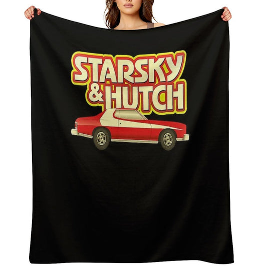 Retro Starsky And Hutch Cool Gift Premium Throw Blanket