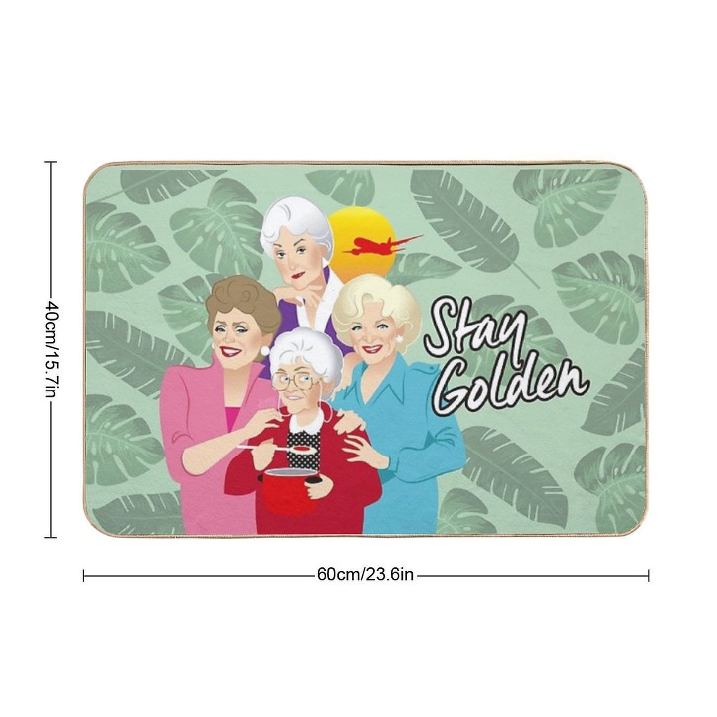 Stay Golden Dirt-Trapping Bath Mat