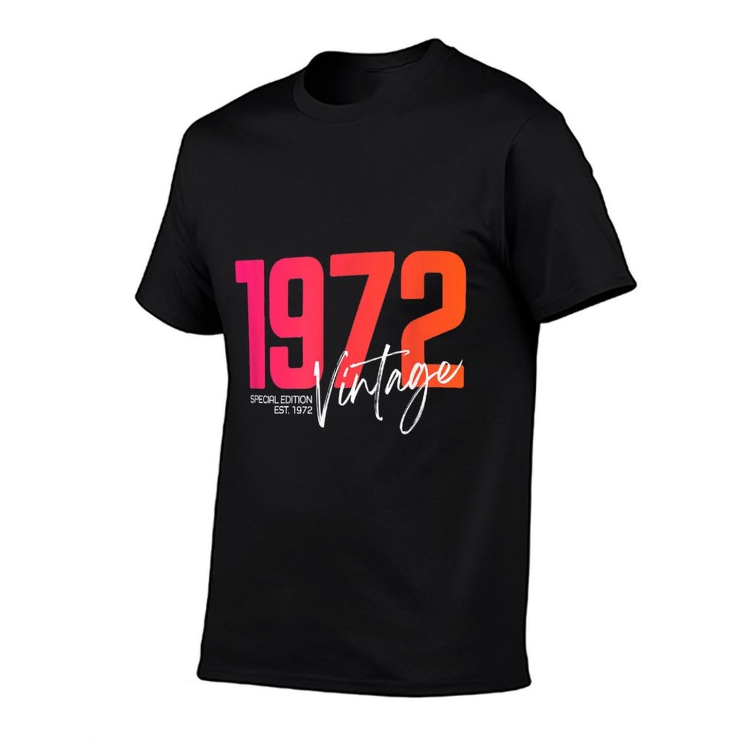 Vintage 1972 50 Years Old Birthday Born 1972 50th Birthday Summer-ready Fabric T-Shirt