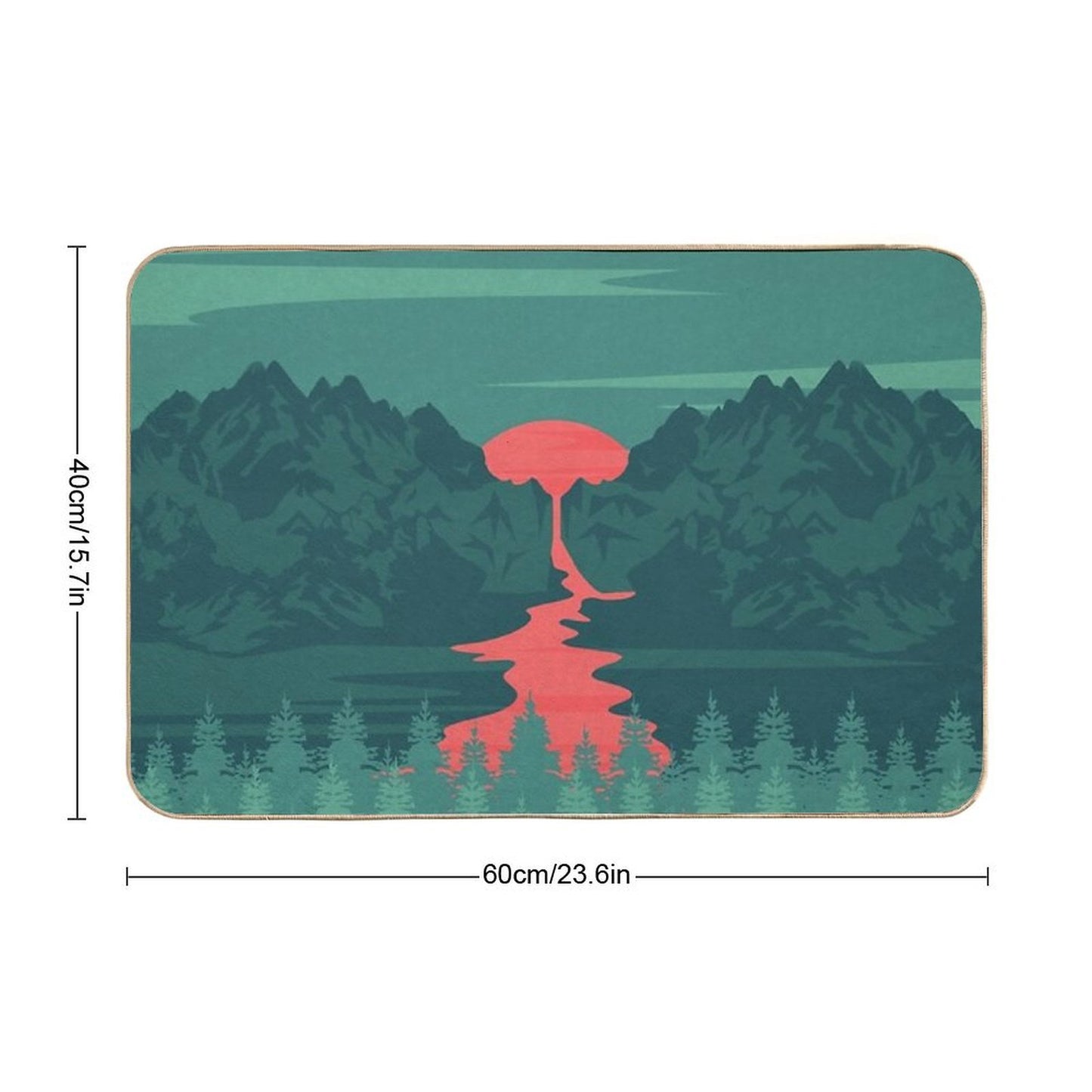 The Red River High-Traffic Bath Mat