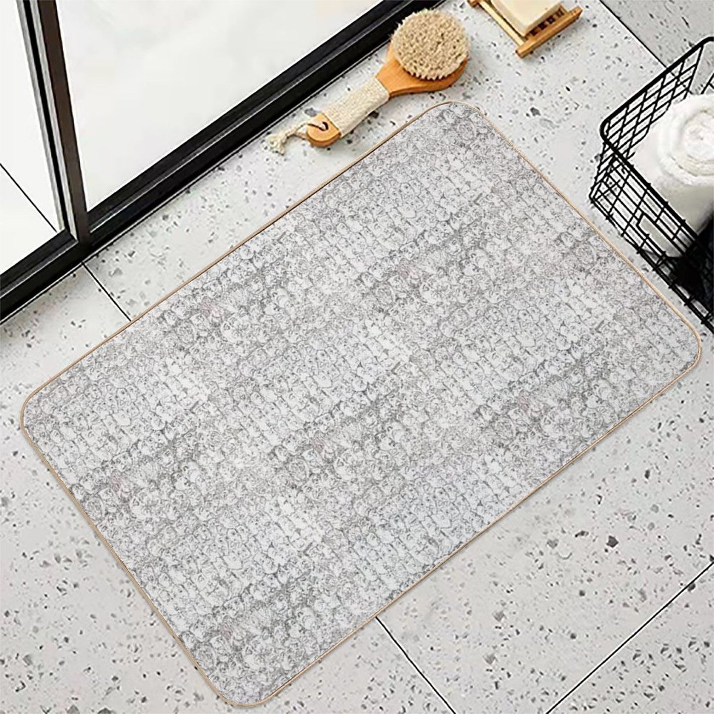 Face,Face,Face B Long-Lasting Bath Mat