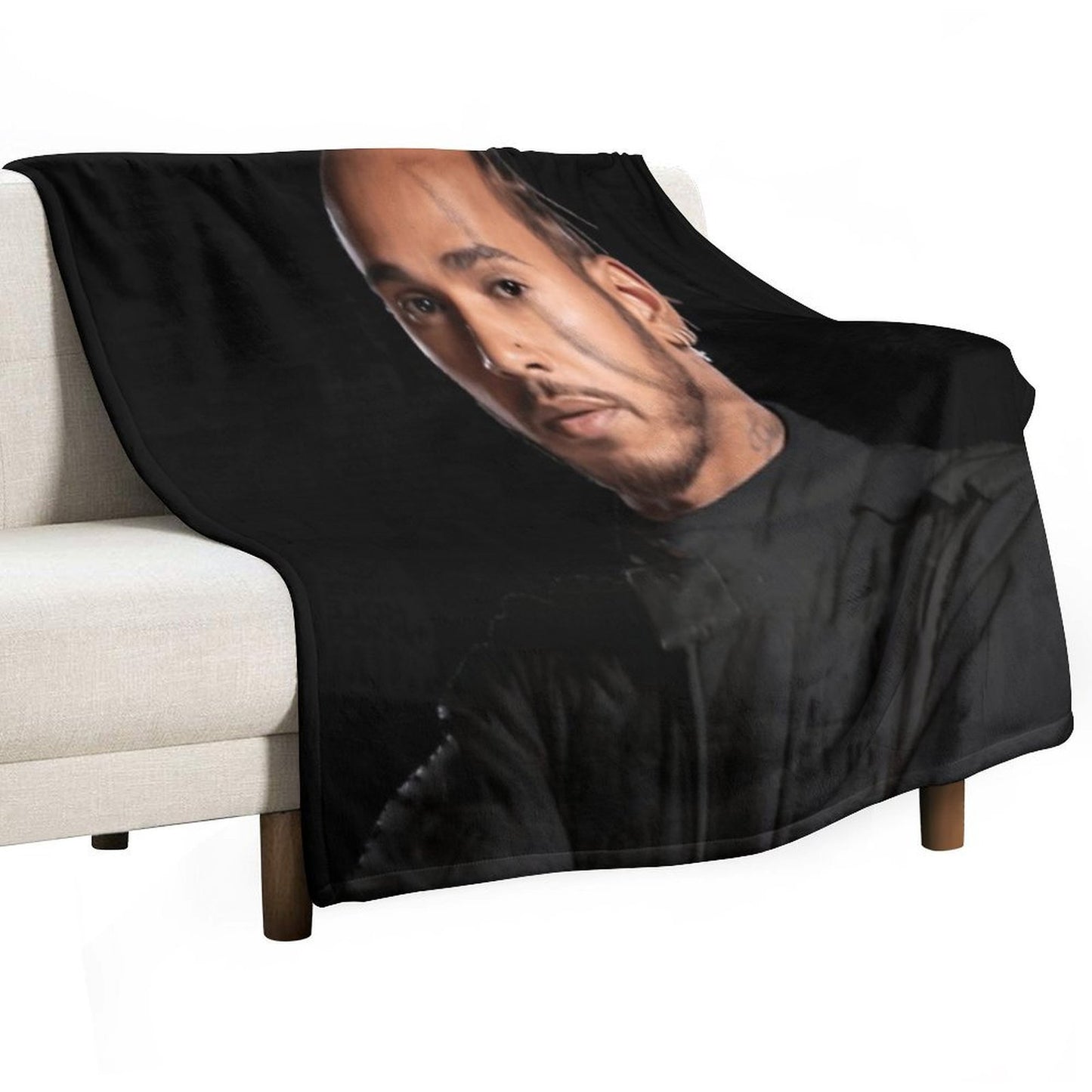 Lewis Hamilton All-season Throw Blanket