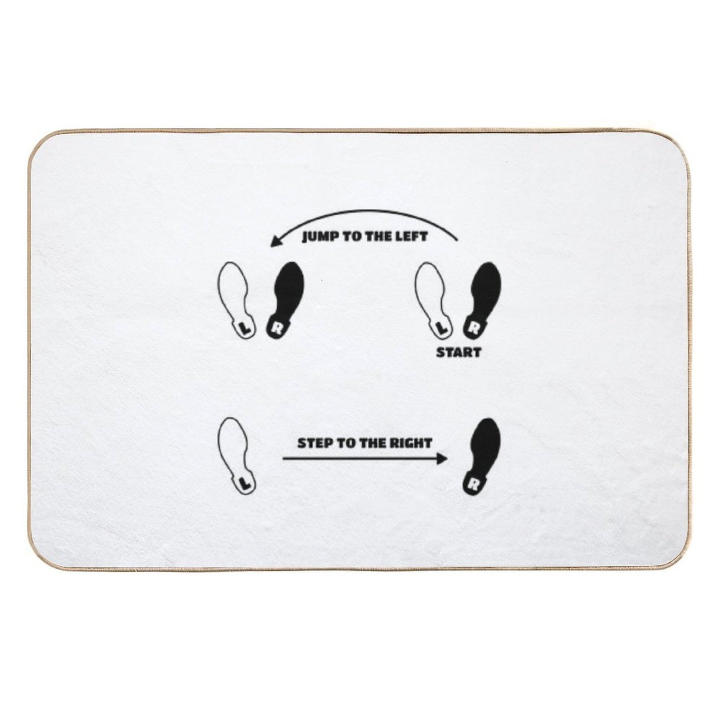 Time Warp Durable Bath Mat