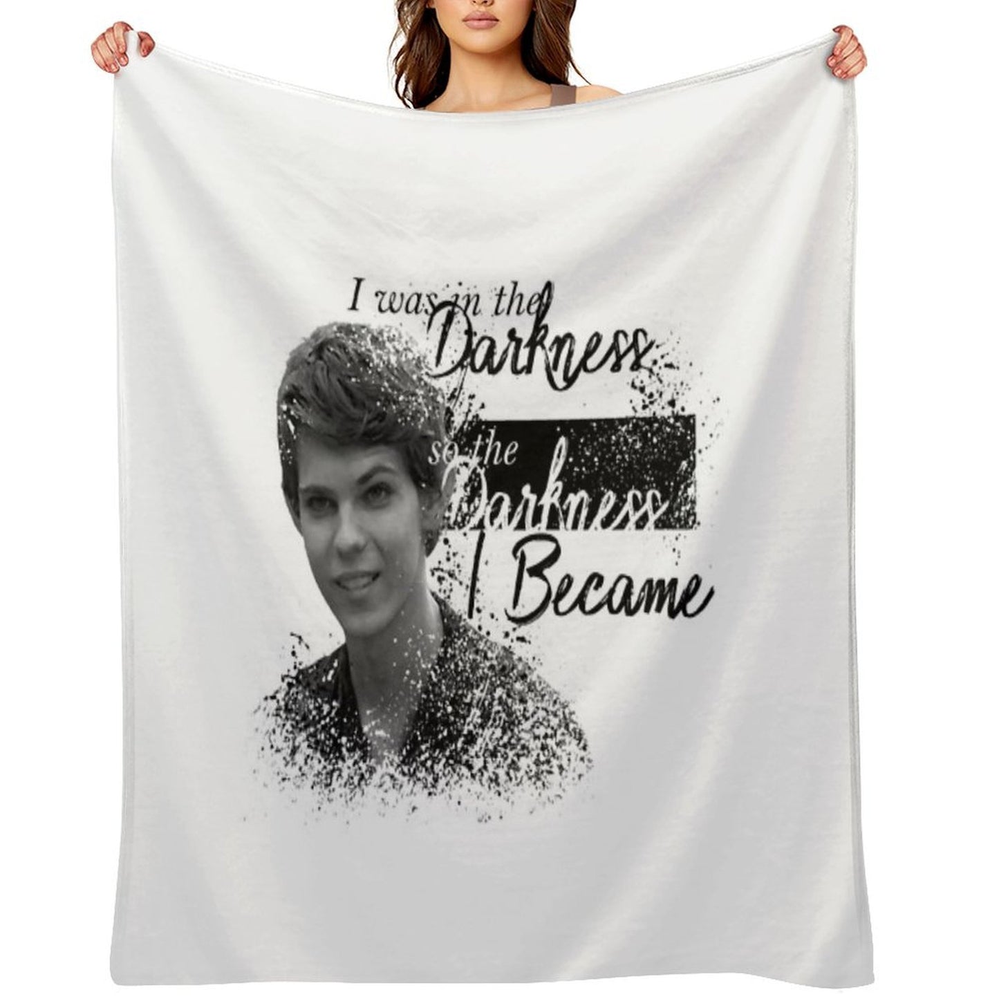 Darkness I Became - Peter Pan Versatility Throw Blanket