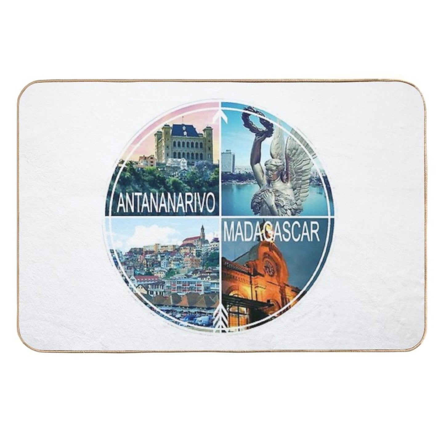 Antananarivo, Madagascar Dirt-Trapping Bath Mat