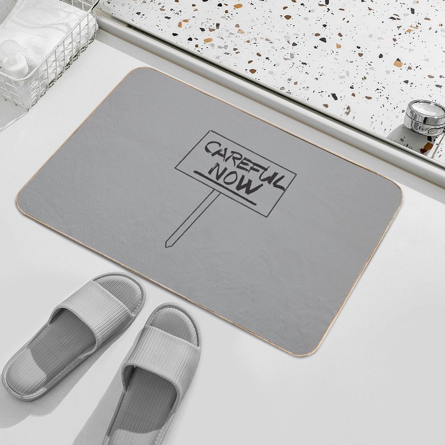 Careful Now High-Traffic Bath Mat