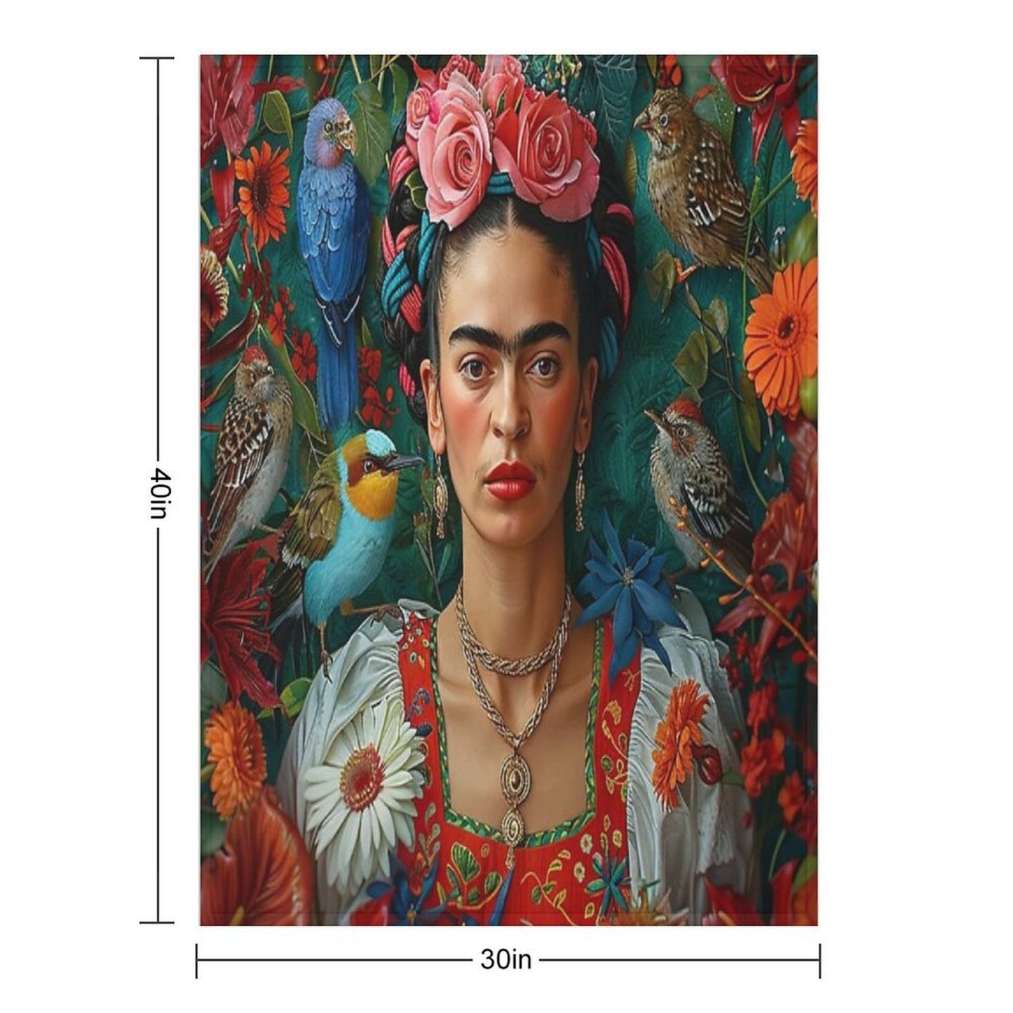 Frida Kahlo Gift-ready Throw Blanket