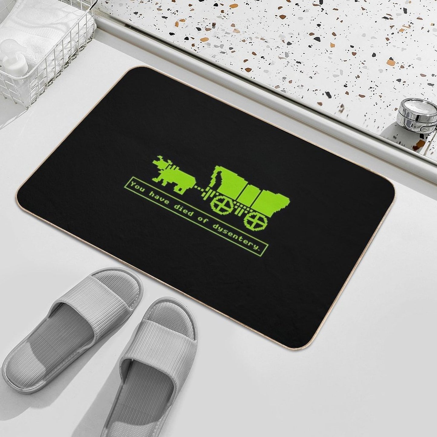 You Have Died of Dysentery. Anti-Trip Bath Mat