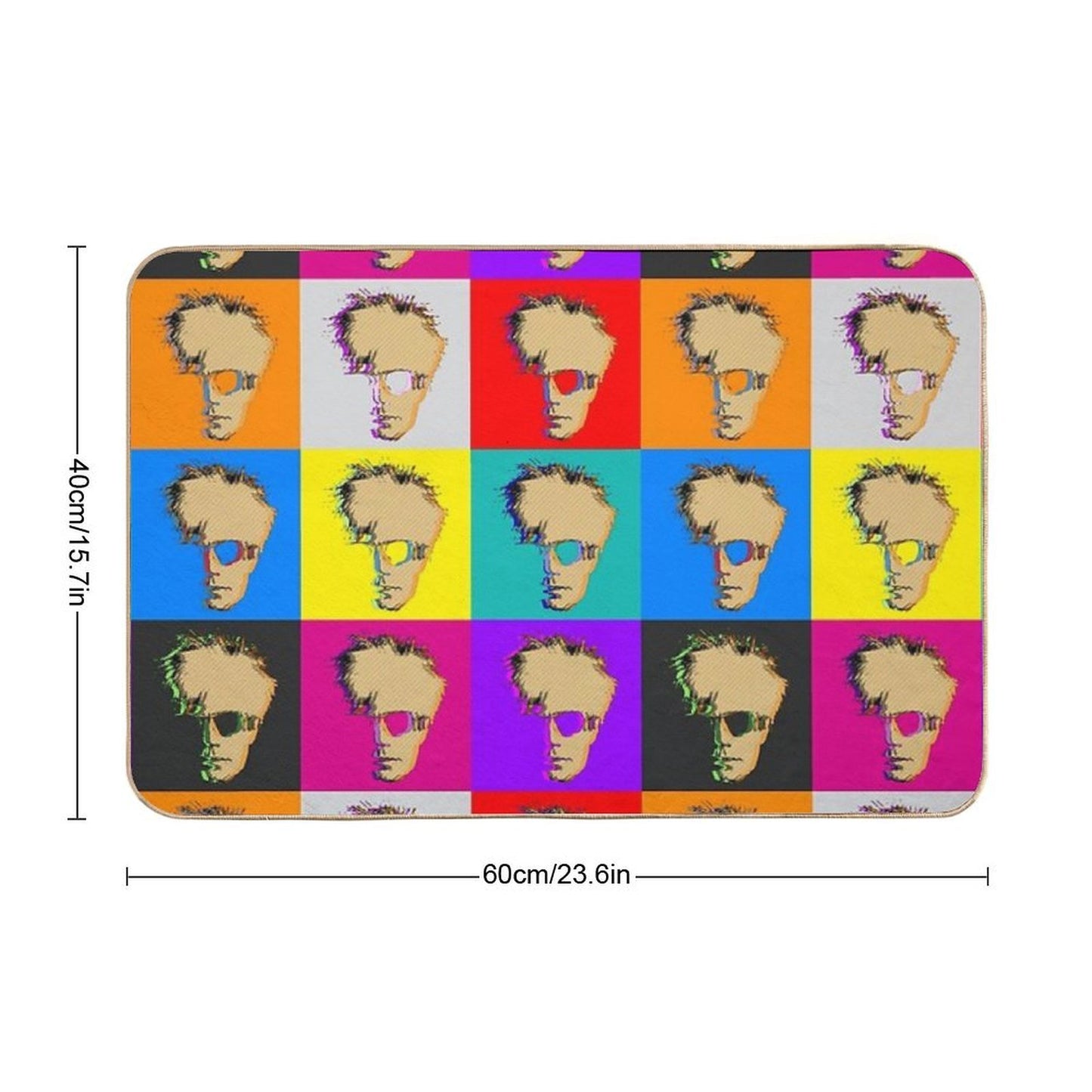 A.Warhol Absorbent Bath Mat