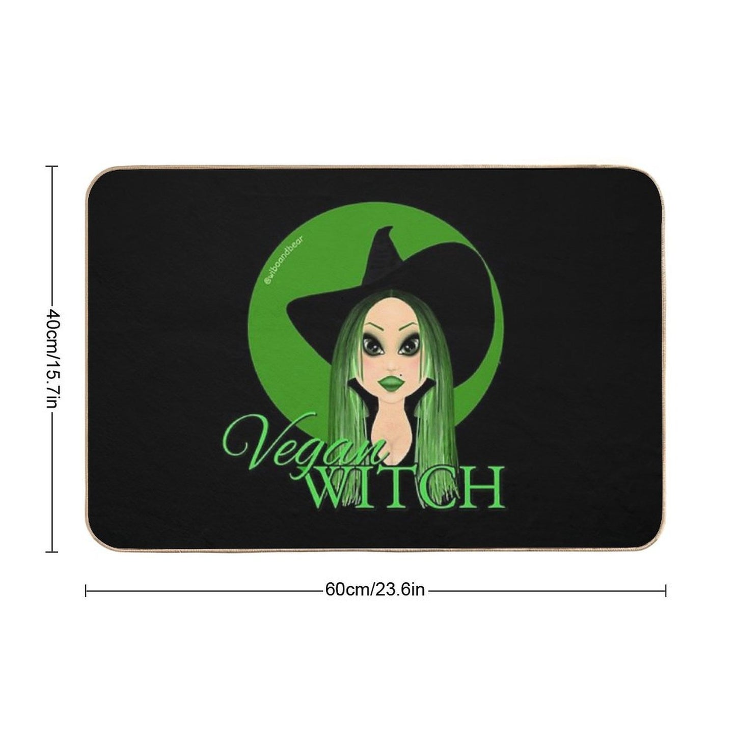 VEGAN WITCH Odorless Bath Mat