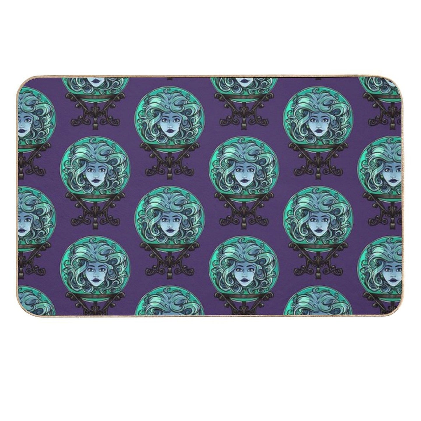 Madame Leota, No Background Slip-Resistant Bath Mat