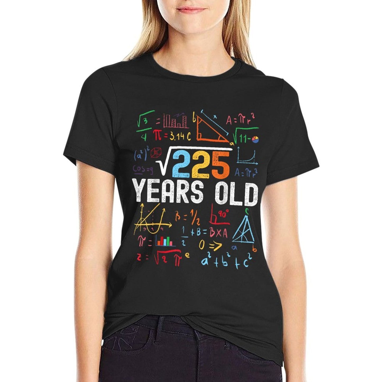 Square Root Of 225 15th Birthday 15 Years Old Birthday  Graphic-printed T-Shirt