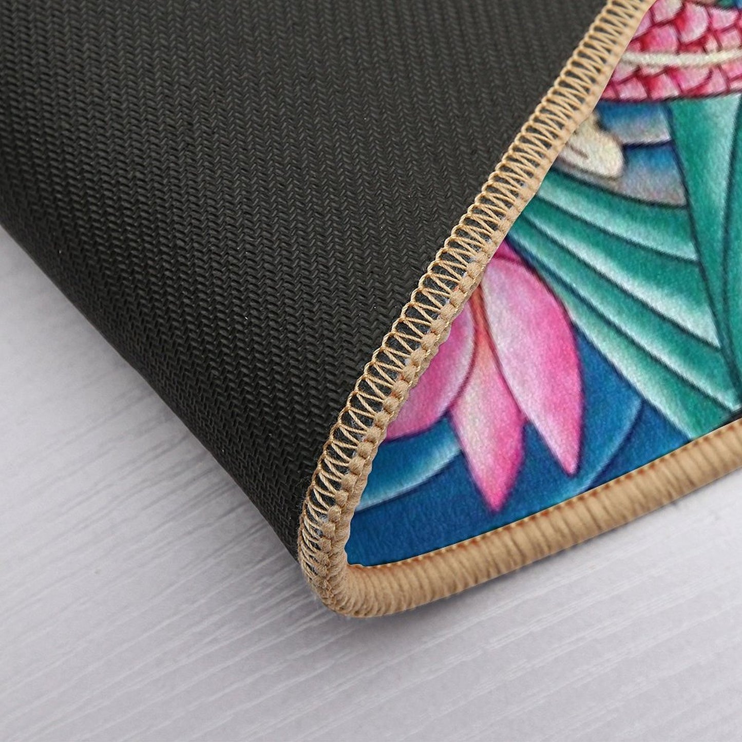 Koi Pond Slip-Resistant Bath Mat