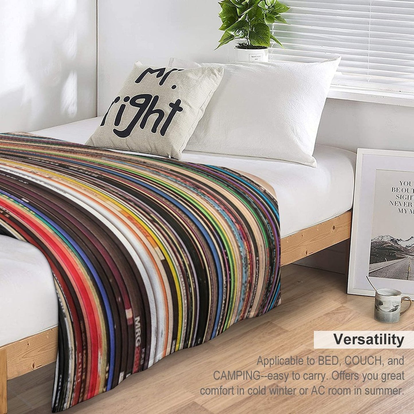 Ultimate Vinyl Record Collection Durable Throw Blanket