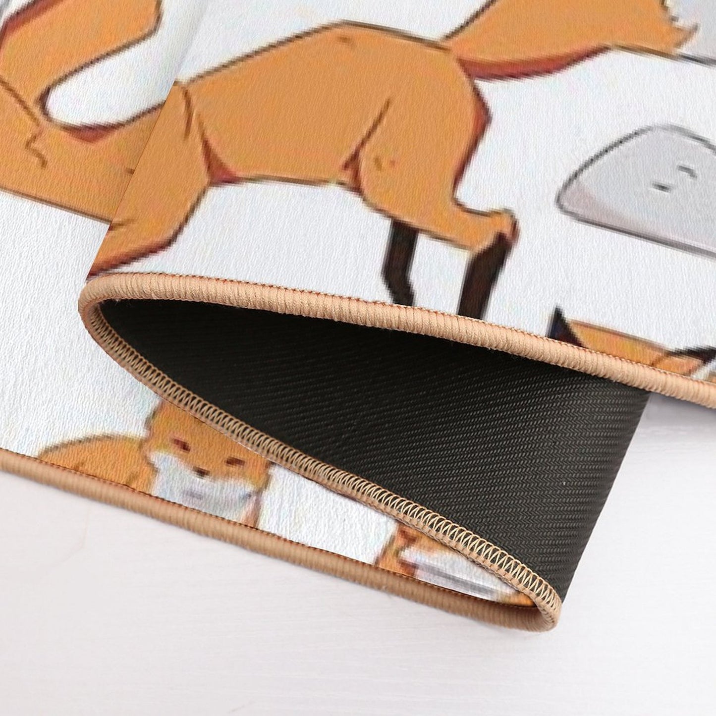 Cute Foxes Eco-Friendly Bath Mat