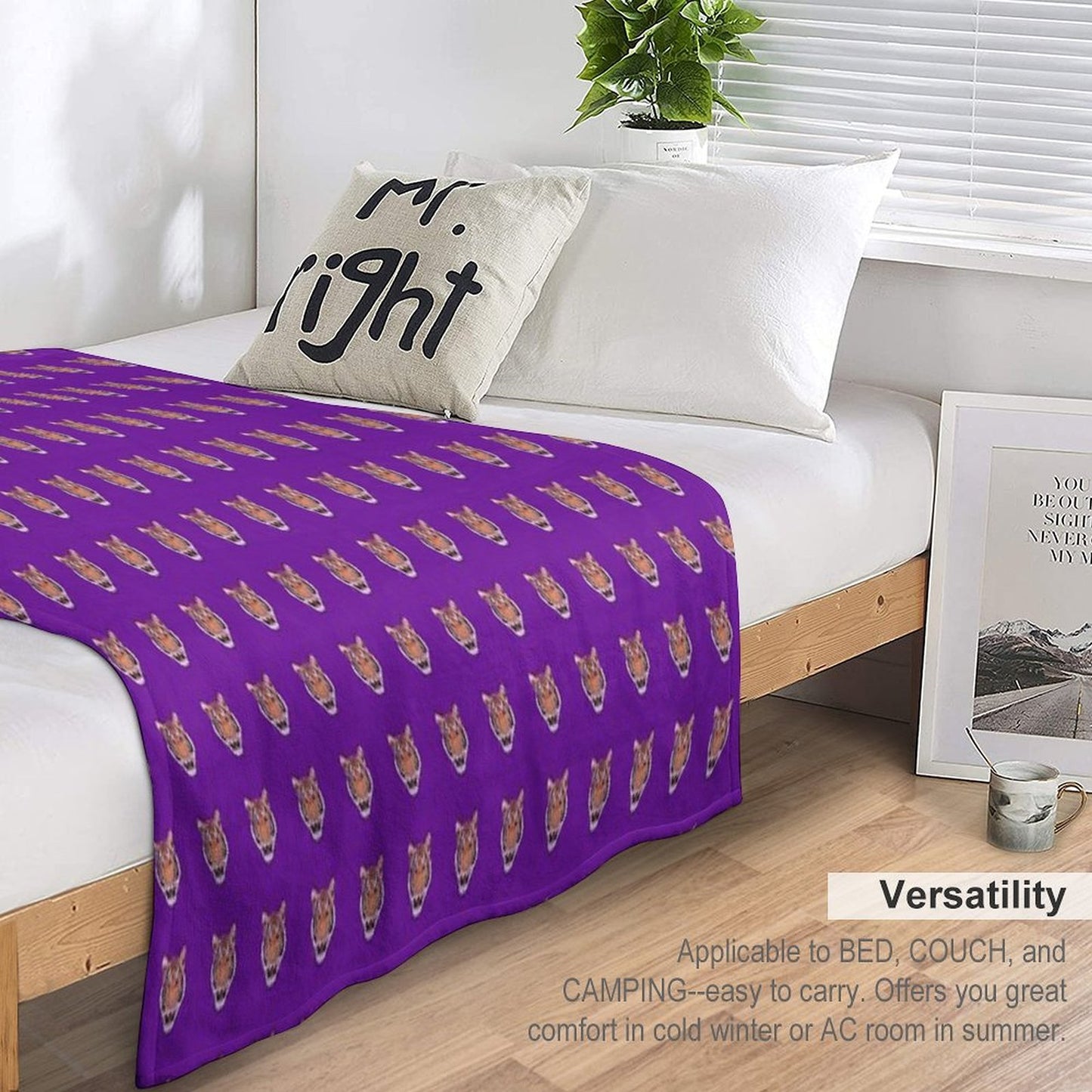 Tiger Gift-ready Throw Blanket