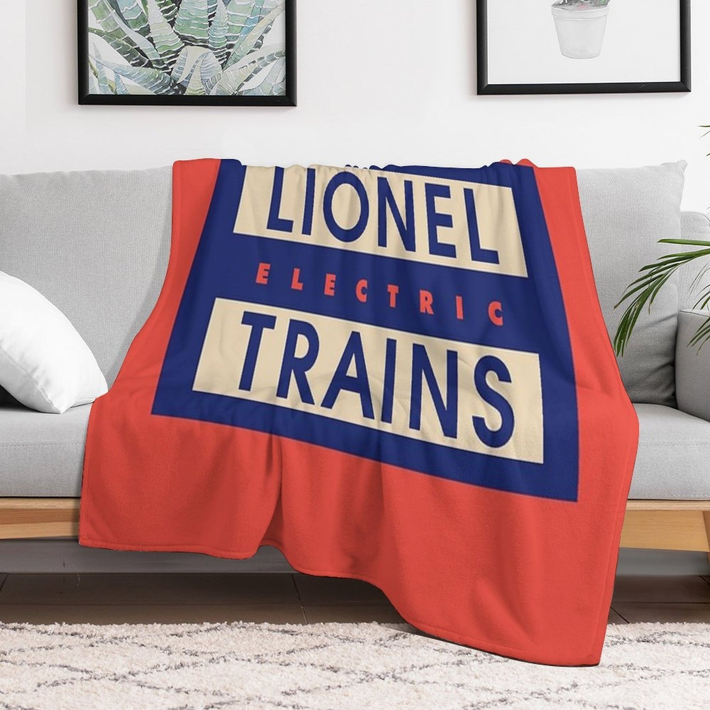 Lionel Electric Trains Multi-functional Throw Blanket