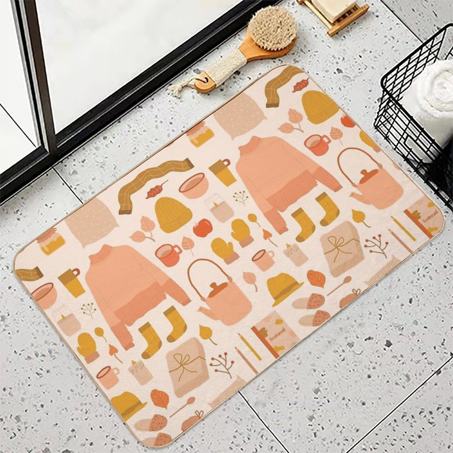 Fall Essentials Slip-Resistant Bath Mat