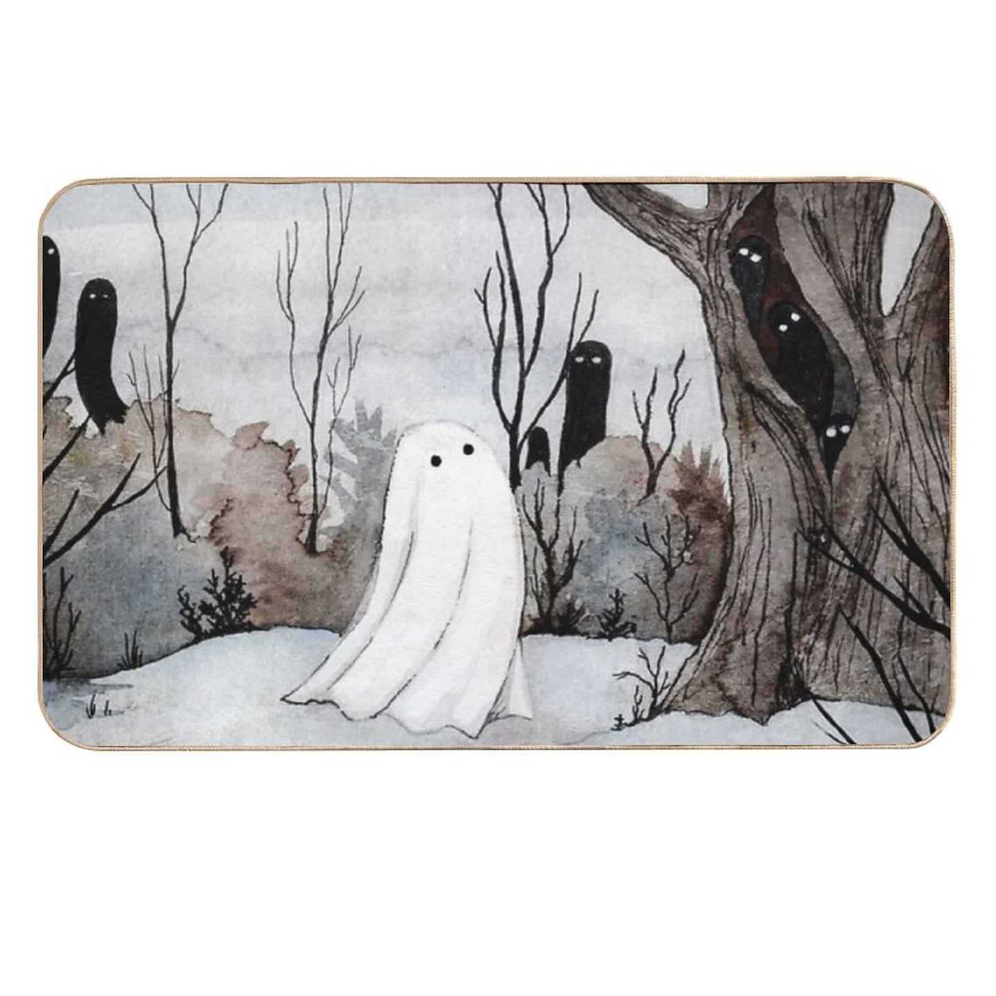 The Wild Wood Fade-Resistant Bath Mat