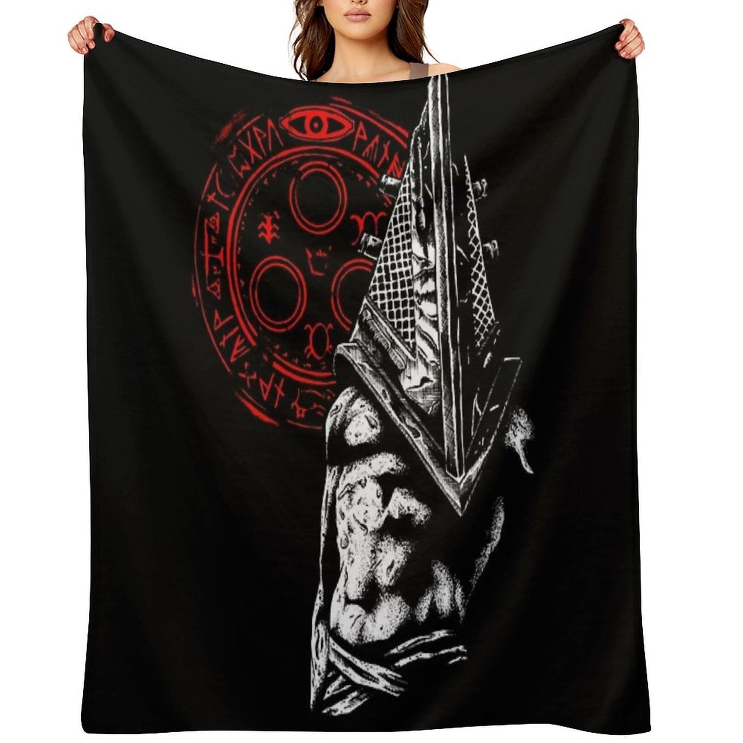 Chain Link And Fog Wrinkle-free Throw Blanket