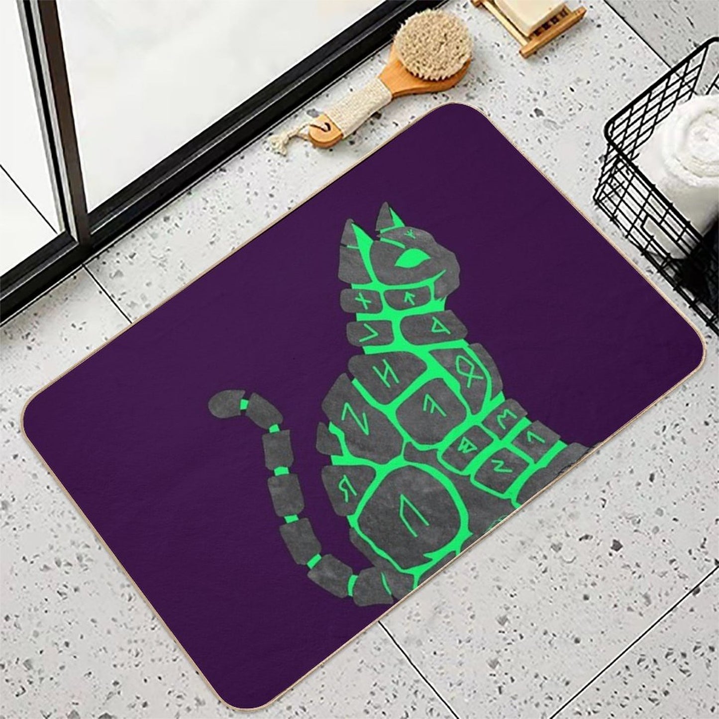 Runebound Guardian  Pet-Safe Bath Mat