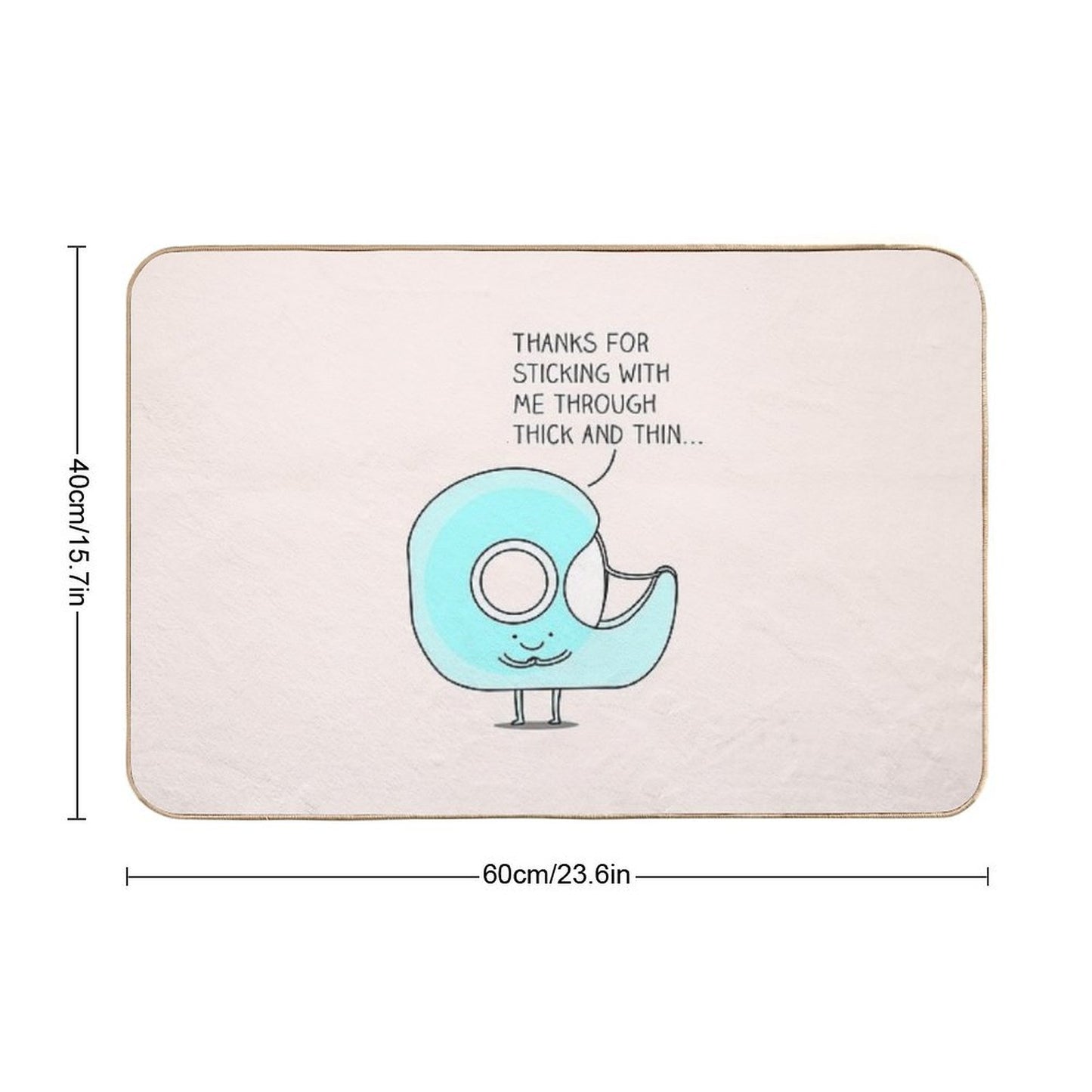 Let's Stick Together... Slip-Resistant Bath Mat