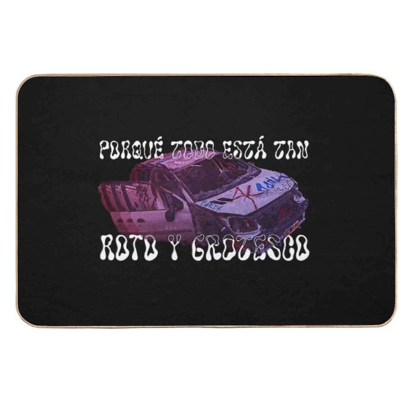 BROKEN & GROTESQUE Durable Bath Mat