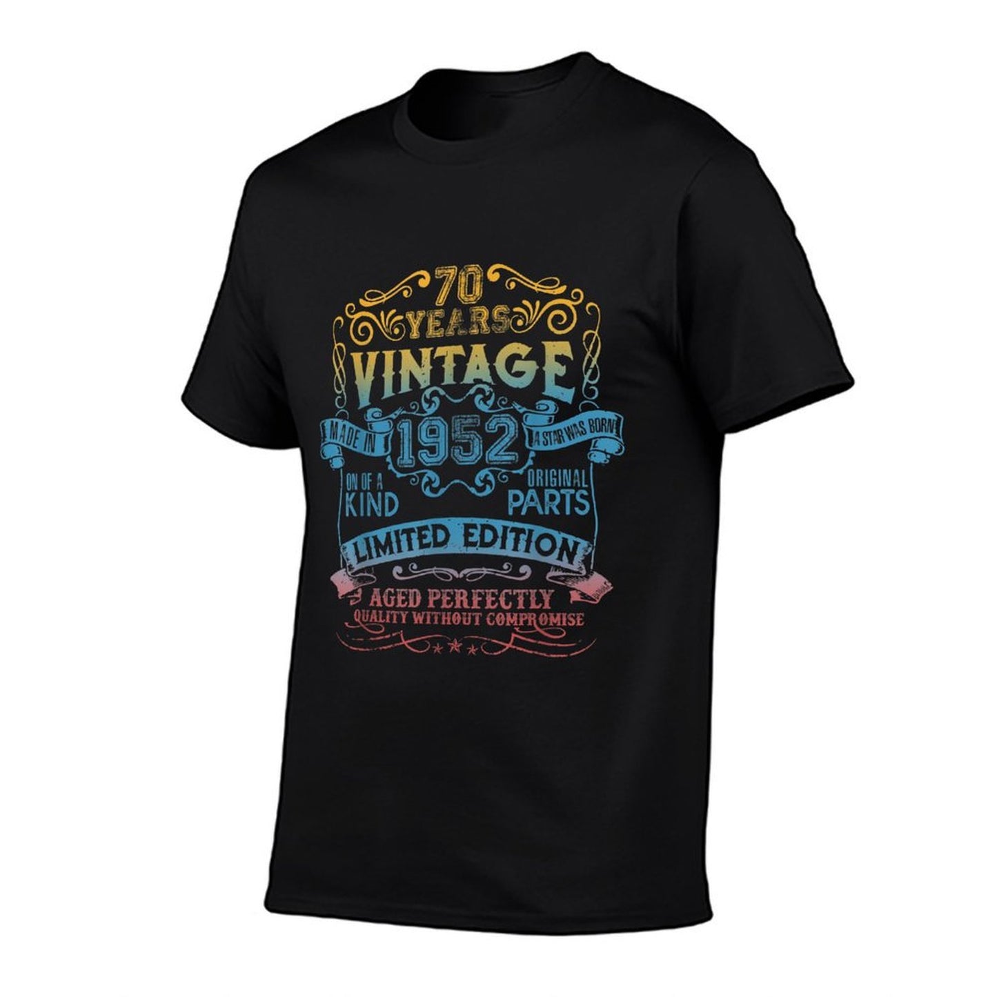 70 Years Old Vintage 1952 Limited Edition 70th Birthday Graphic-printed T-Shirt