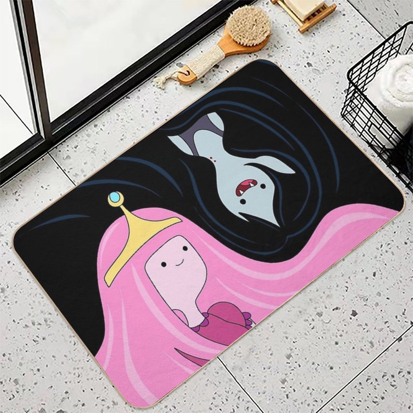 Princess Bubblegum And Marceline Pet-Safe Bath Mat
