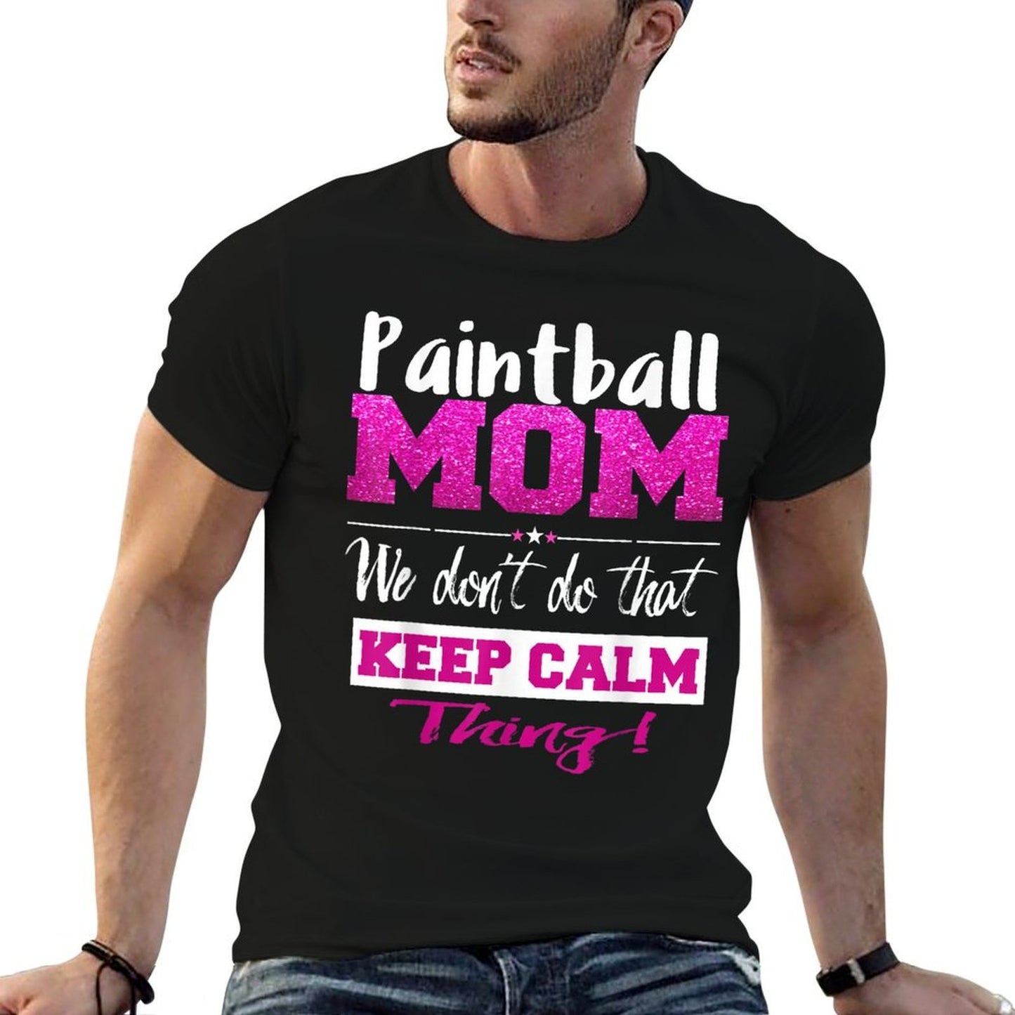 Paintball Mom Funny Mothers Day Gift T-shirt Moisture-wicking T-Shirt