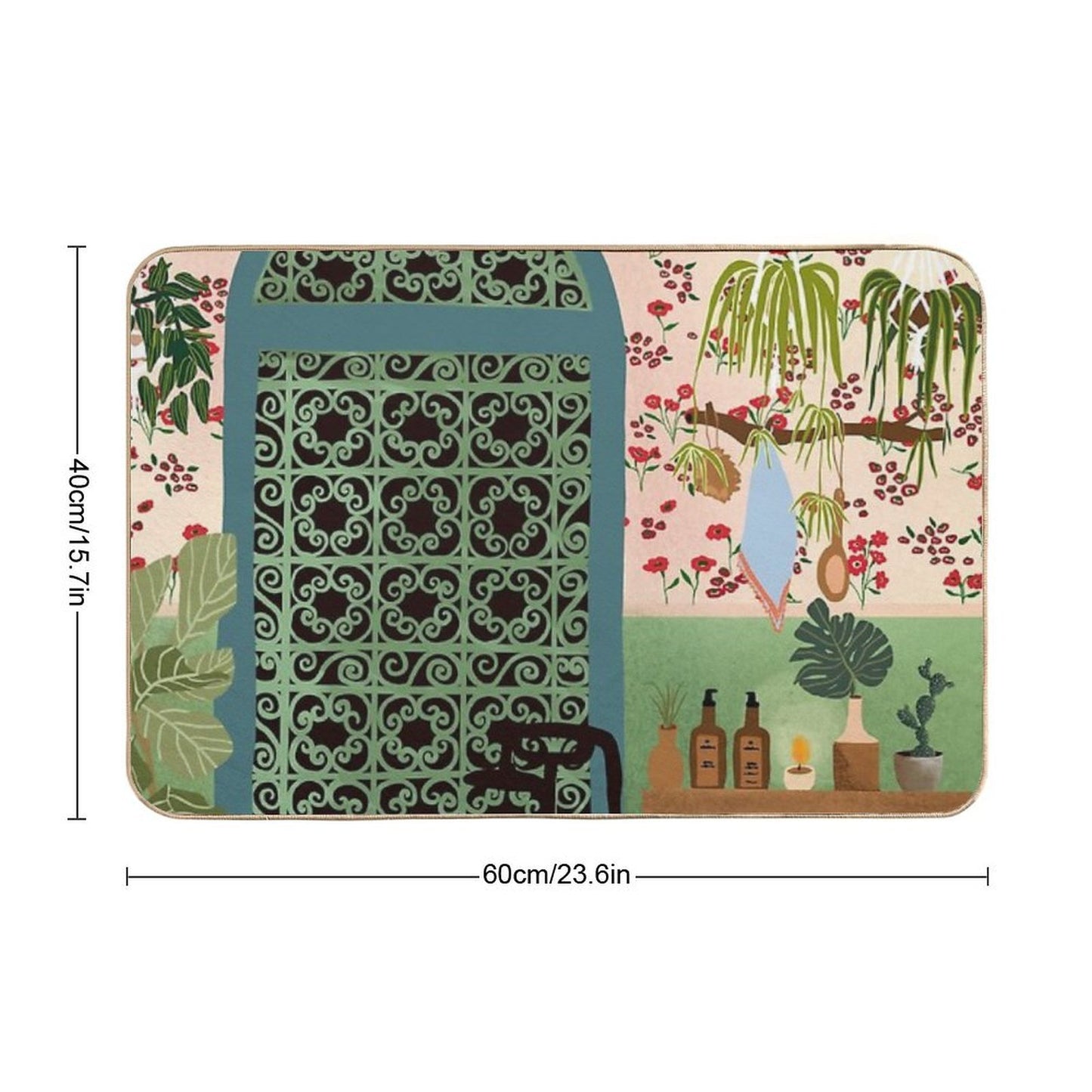 Night Bath Stain-Proof Bath Mat
