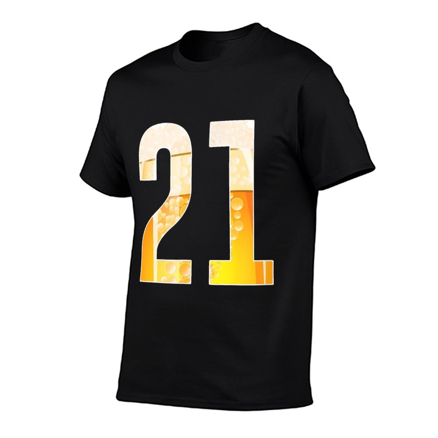21 Years Old T-shirt 21st Birthday Party Summer-ready Fabric T-Shirt