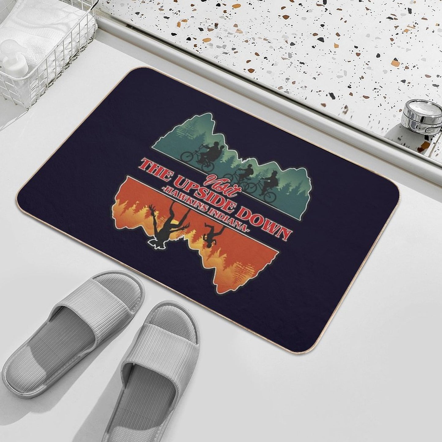 Stranger Things The Upside Down Eco-Friendly Bath Mat