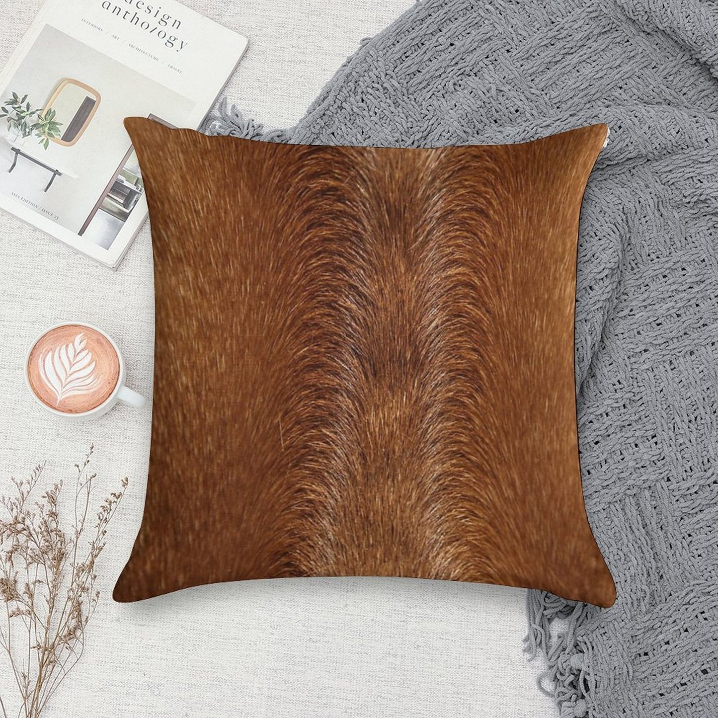 Ridgeback Soft Shrink-Resistant Throw Pillow