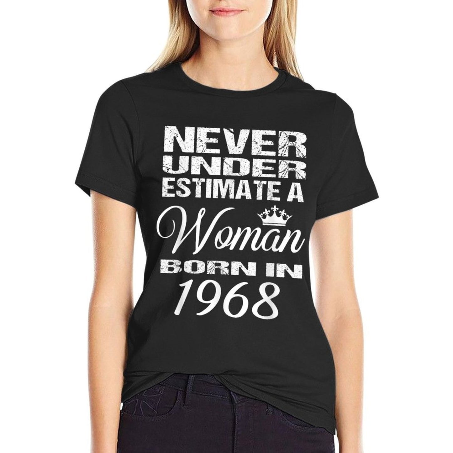 50th Birthday for Women Born in 1968 Quick-drying T-Shirt
