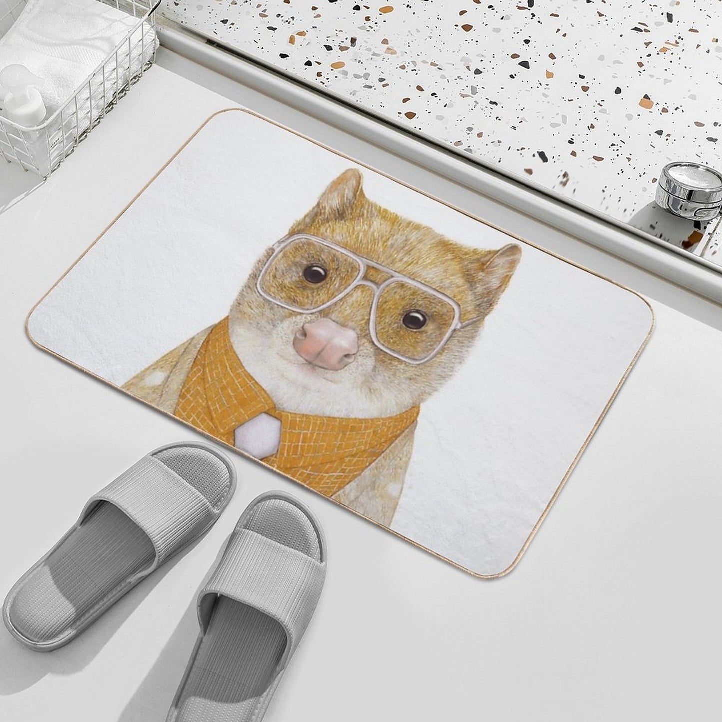 Spotted Quoll, Australian Hipster Animal Long-Lasting Bath Mat