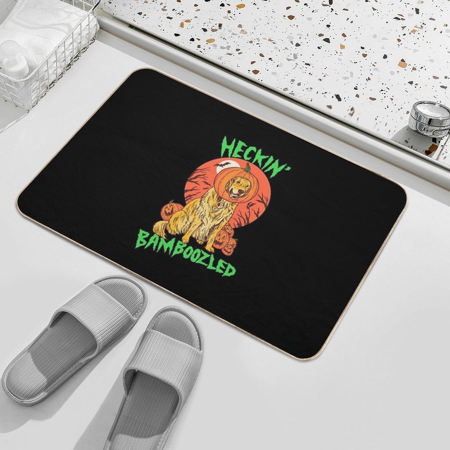 Doggo Lantern Pet-Safe Bath Mat