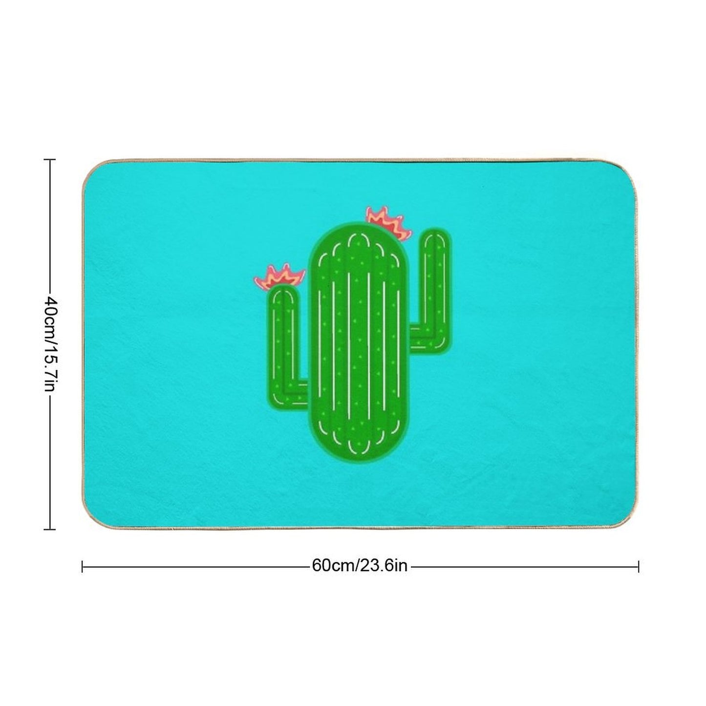Cactus Pool Float Durable Bath Mat