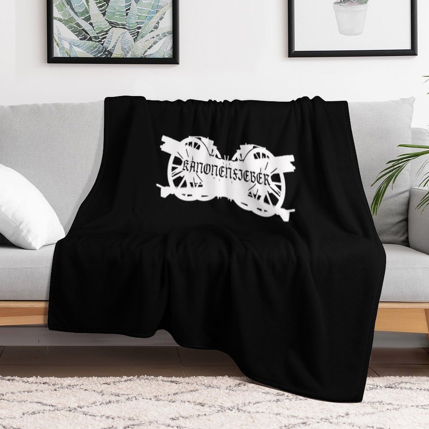Kanonenfieber Band Lightweight Throw Blanket