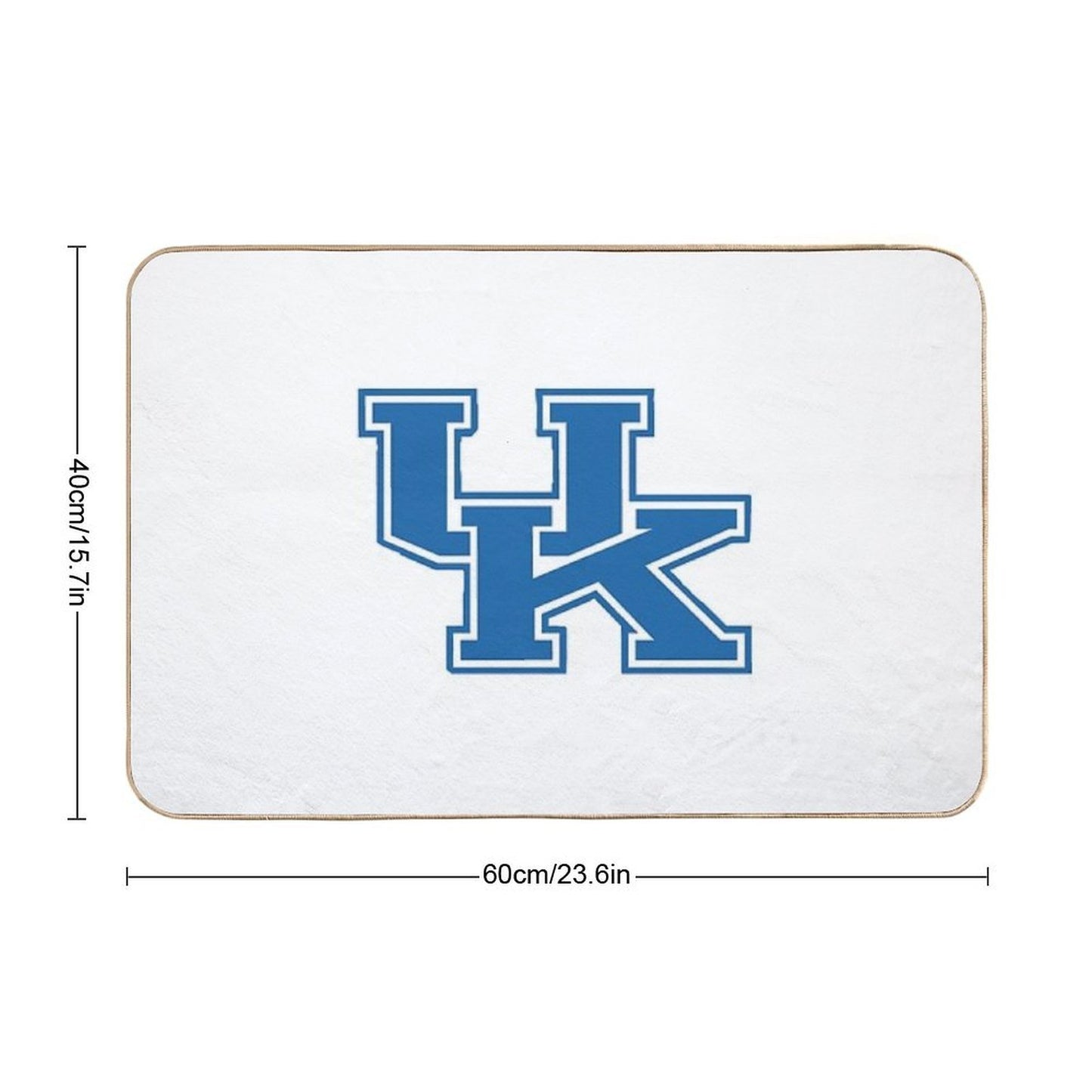 University of Kentucky Logo Long-Lasting Bath Mat