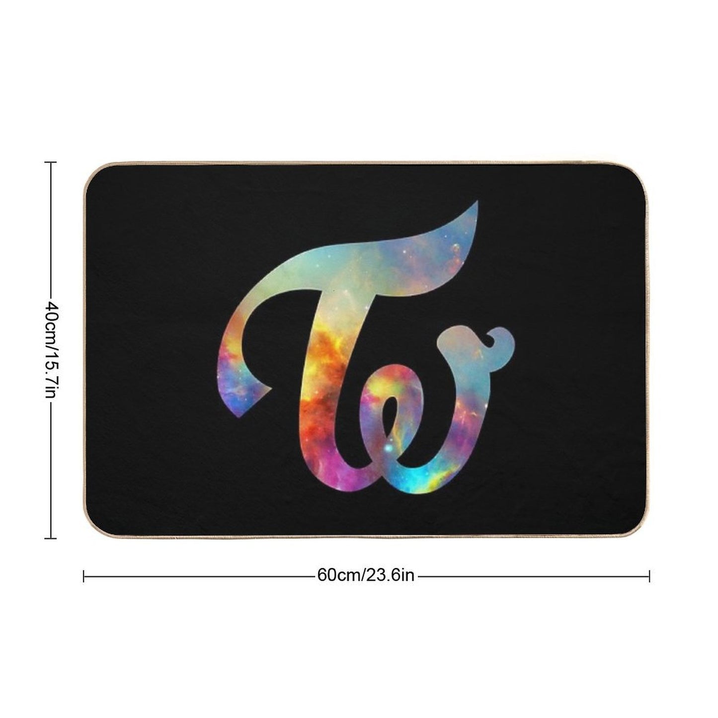 Twice Nebula Durable Bath Mat