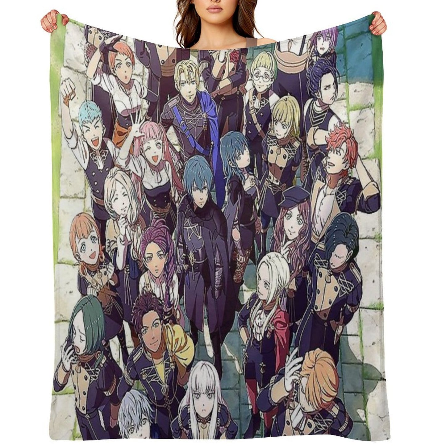 Fire Emblem Three House Poster Wrinkle-free Throw Blanket