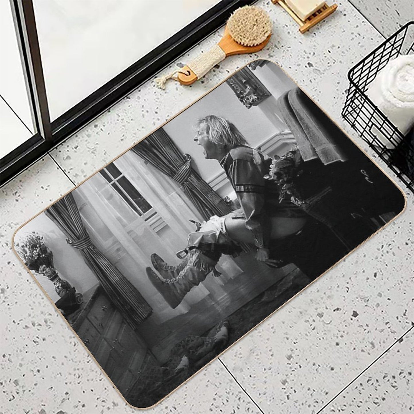 Dumb And Dumber Funny Bathroom Repositionable Bath Mat